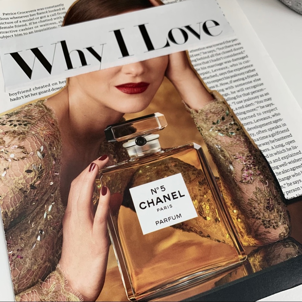 Chanel No 5 Perfume Wall Art Why I Love Glam Fashion Decor - Picture 6 of 11